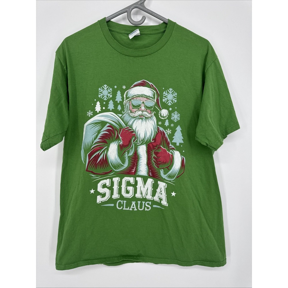 Sigma Claus Green Shirt Size Large